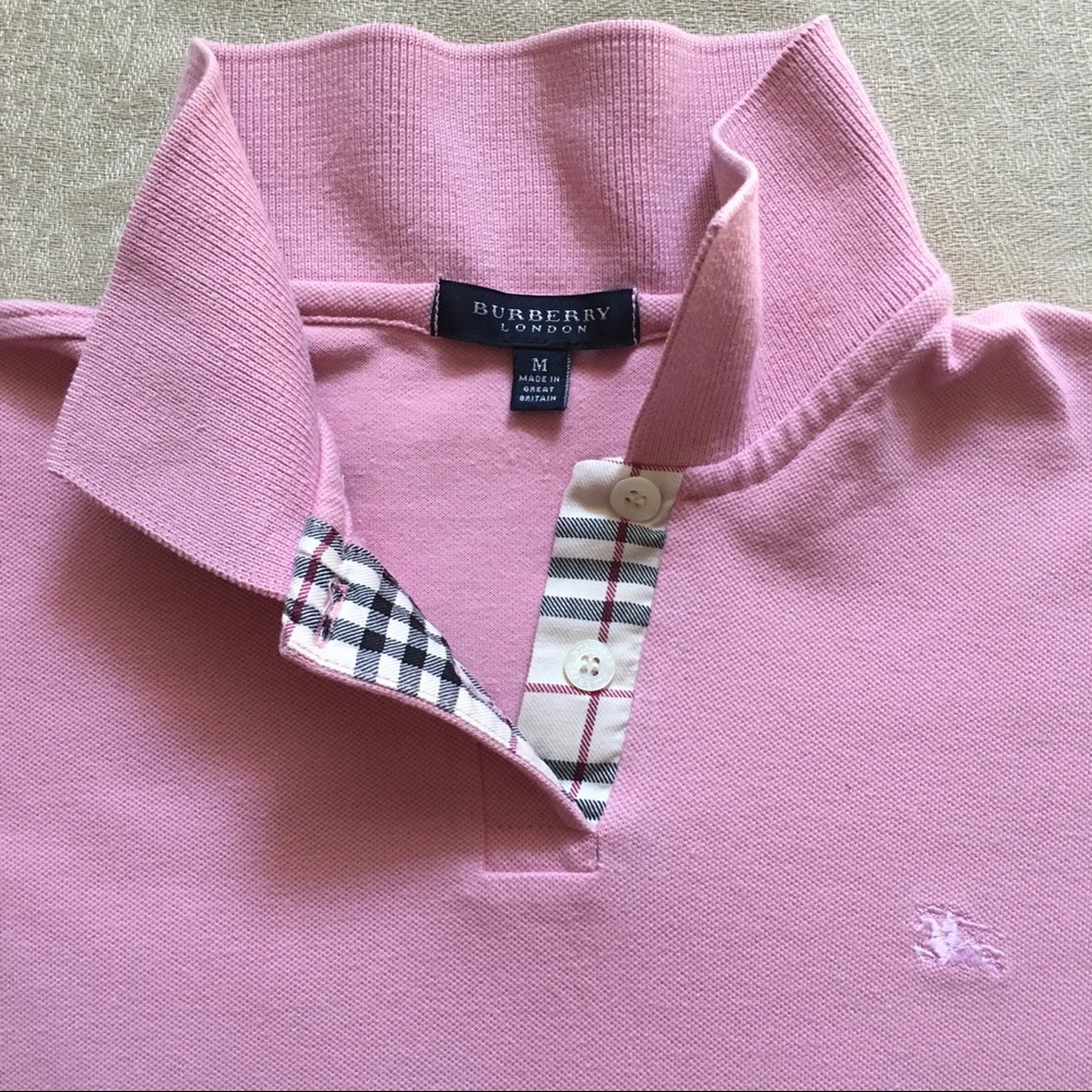 Burberry pique polo